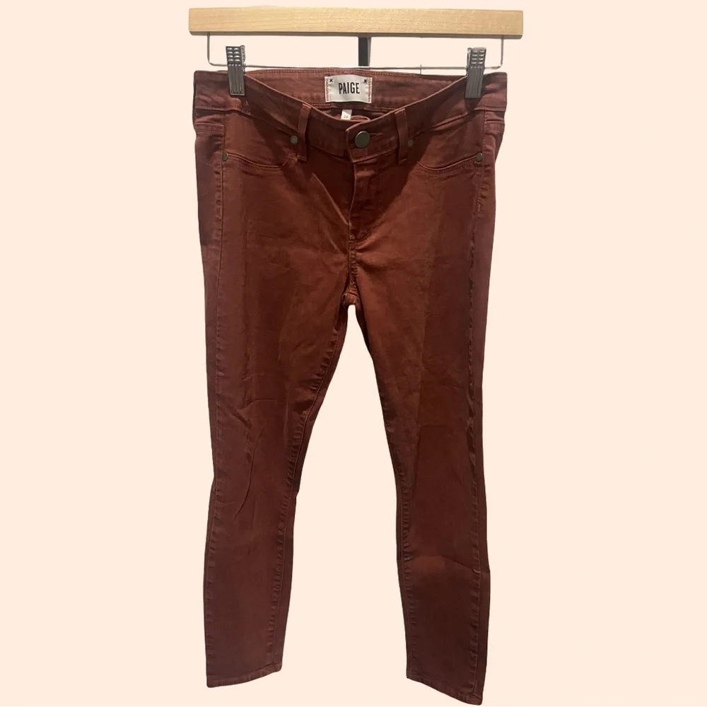Paige Verdugo Skinny Crop Size 28 - Picture 2 of 8